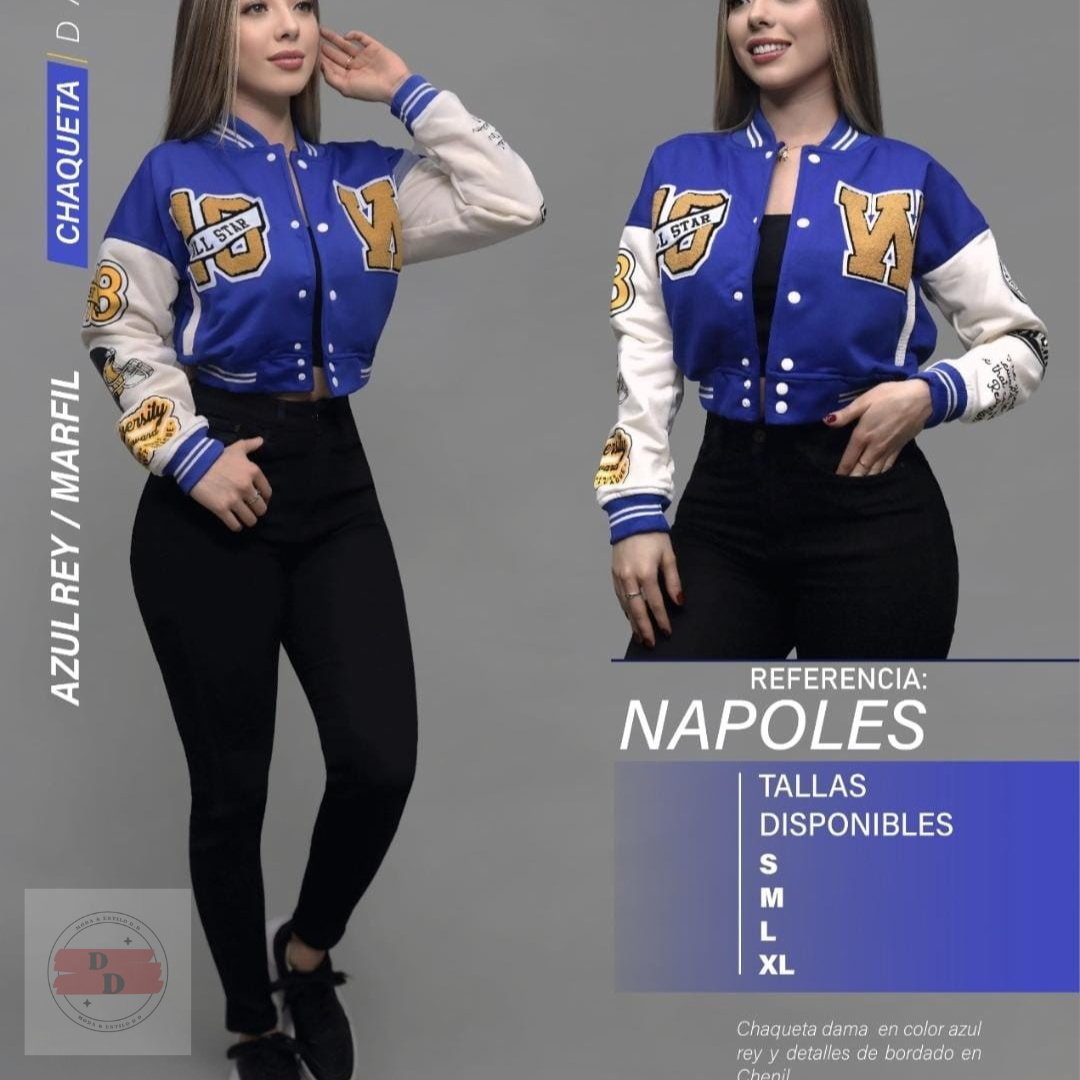 Chaqueta Beisbolera De Dama